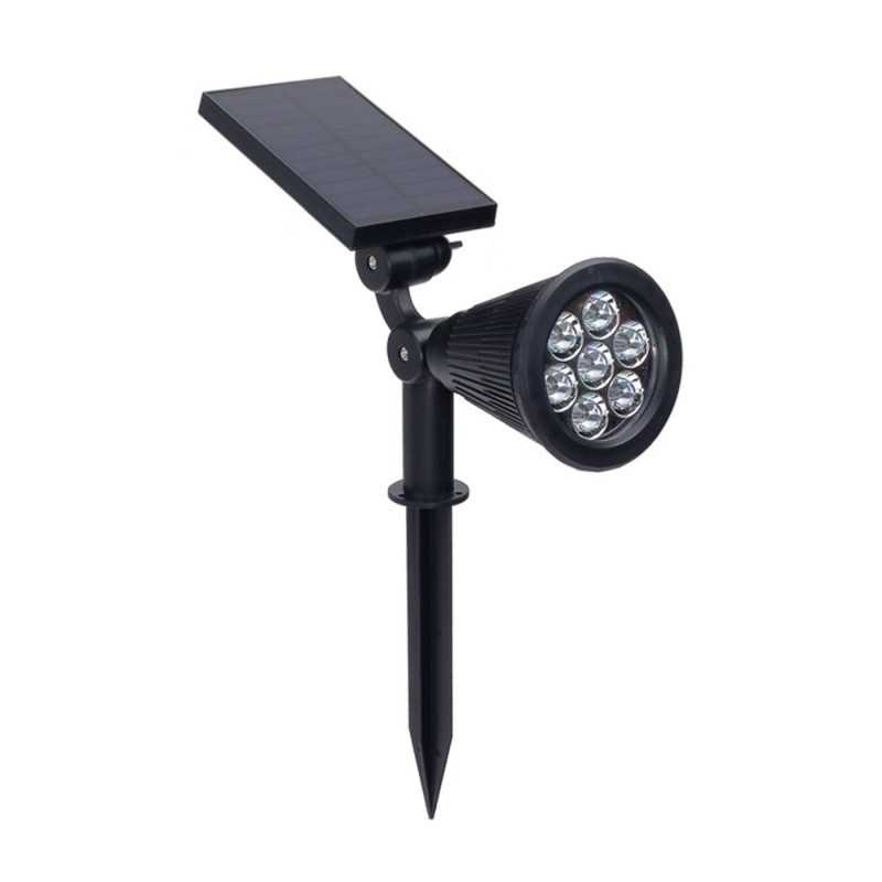 Kleine Solar Standleuchte für Gartenwege
