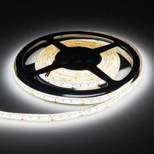 Hocheffizienter 5m LED Streifen 24V Kaltweiß 196 LED/m