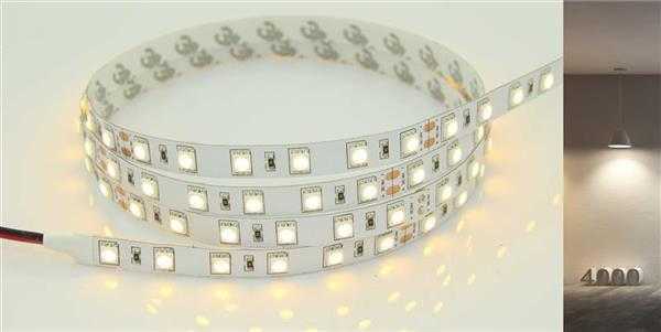 Wasserdichter 5m LED Streifen 24V 6000K IP65