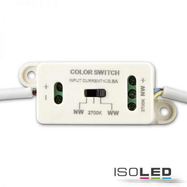 Einbauansicht 15W LED Downlight weiß CCT