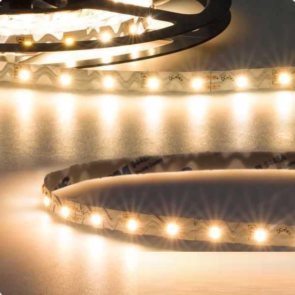 Flexibler LED Streifen warmweiß für Kurven