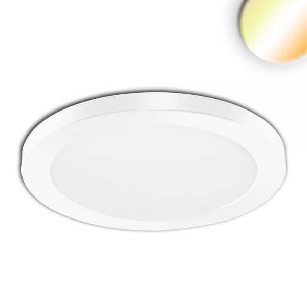 ISOLED 114026 LED Anbau-/Einbauleuchte Slim, 18W, weiß, CCT 3000K | 3500K | 4000K