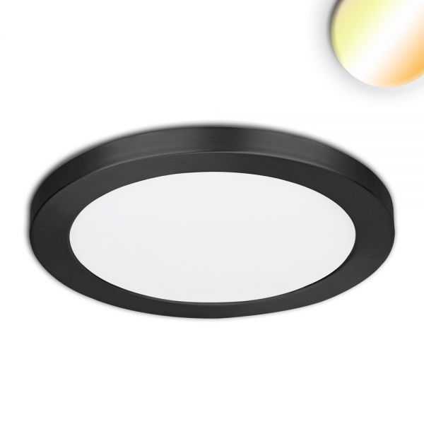 ISOLED 114028 LED Einbauleuchte Slim Flex, 18W, schwarz, CCT 3000K | 3500K | 4000K