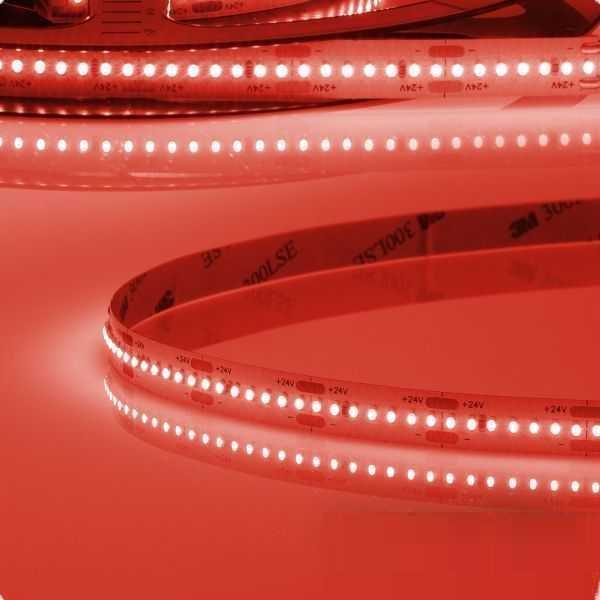 ISOLED 114049 5m LED Streifen, 24V, 10W/m, IP20, rot
