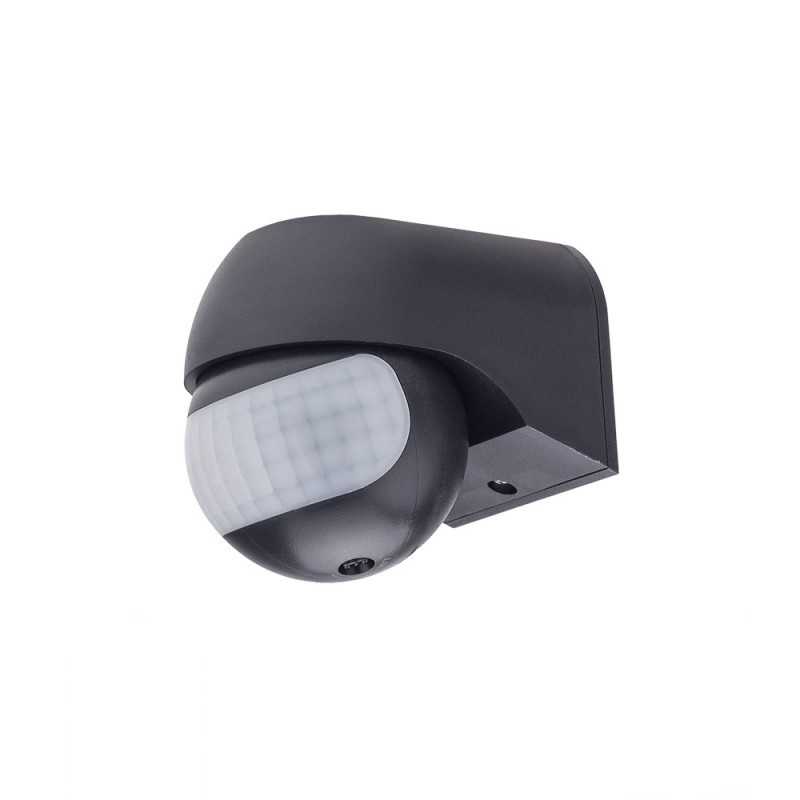 LED Bewegungsmelder Wandmontage bis 200W Ø12m 180° IP54 Schwarz - 1