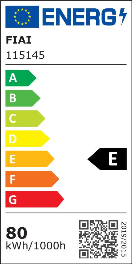 ISOLED 115145 LED Hallenleuchte 85°C Hitzebeständig, 80W, 4000K, IP65, neutralweiß – Energieeffizienzlabel