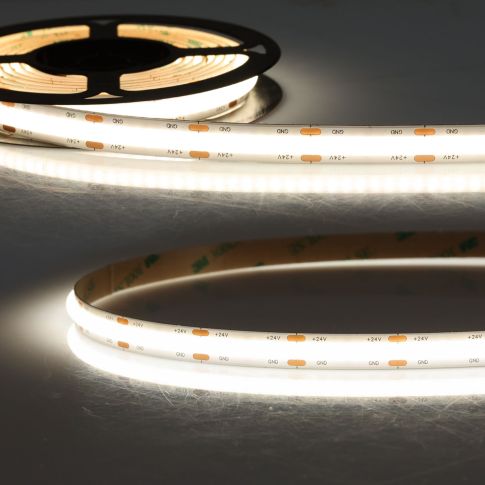 Punktfreier COB LED Streifen warmweiß 3000K