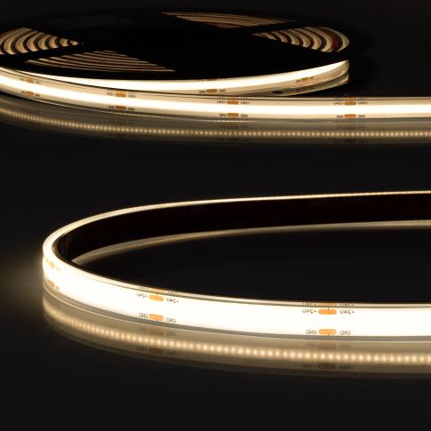 ISOLED 115779 LED AQUA COB930 Linear Flexband, 24V DC, 8W, IP68, 3000K, 5m 480 LED/m