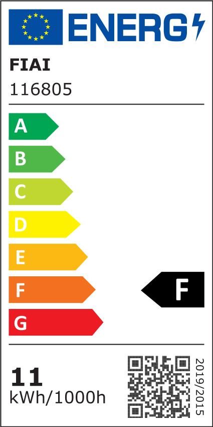 Isoled 116805 LED Sunset Dim-to-warm (via PWM) Streifen, 24V DC, 12W, IP20, 1800-3000K, 224 LED/m – Energieeffizienzlabel