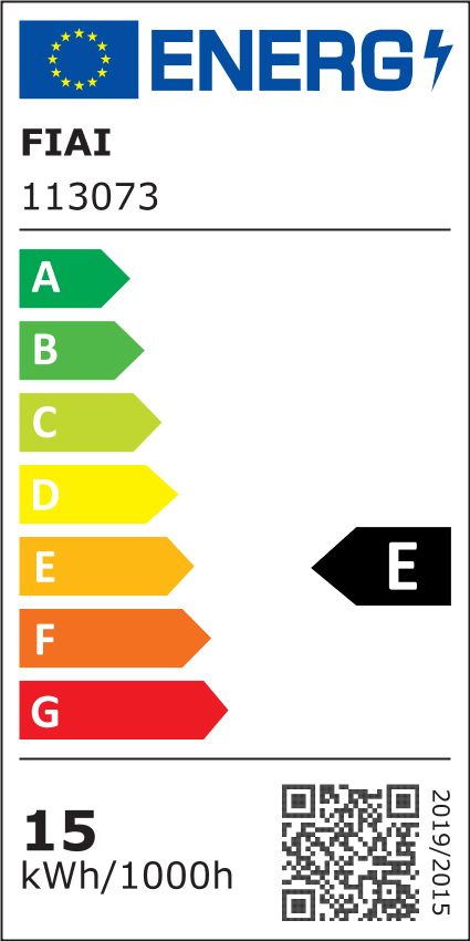 Isoled 113073 LED Streifen, 24V DC, 15W, IP20, 3000K, 5m 280 LED/m – Energieeffizienzlabel