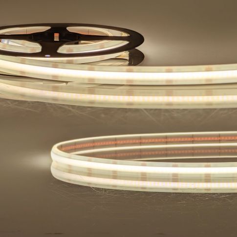 LED HT927/960 CCT Flexband für bis zu 100°C Umgebung, 24V DC, 10W|10W, IP68, 5m Rll, 640 LED/m