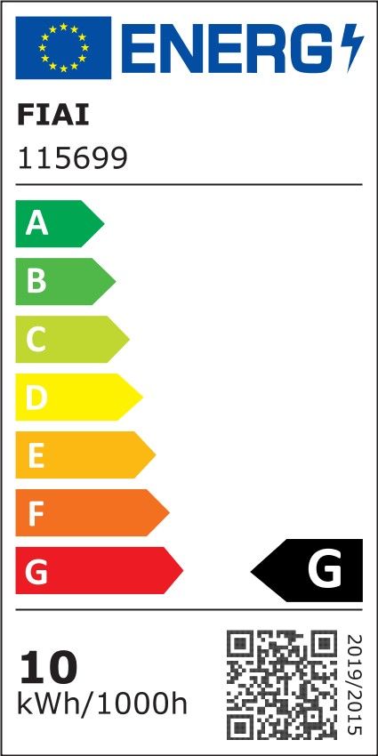 ISOLED 115699 LED CCT Streifen, 24V DC, 20W, IP20, Amber Lime, 5m, 240 LED/m – Energieeffizienzlabel