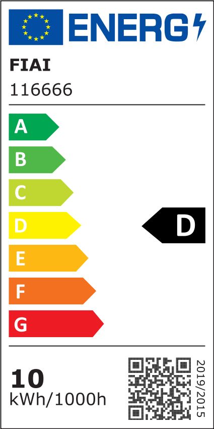 ISOLED 116666 LED Streifen, 24V DC, 10W, IP20, 4000K,, , 5m, 200LED/m – Energieeffizienzlabel