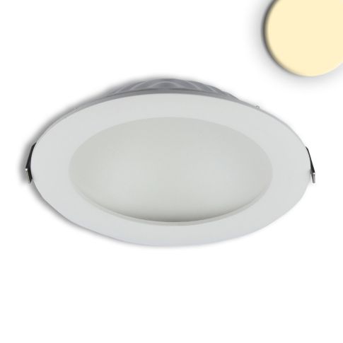 ISOLED 112431 LED Downlight LUNA 18W 3000K warmweiß weiß indirektes Licht blendfrei Deckenspot