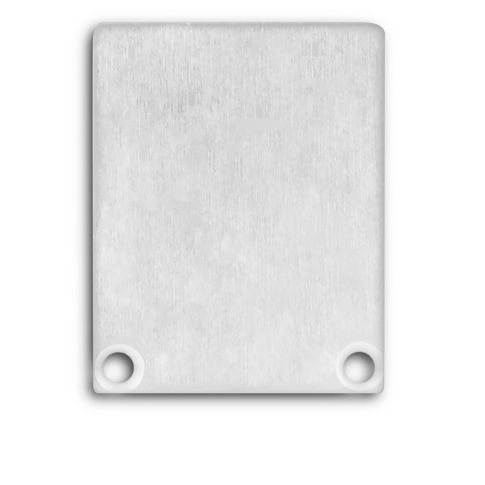 ISOLED 112854 Aluminium Endkappen-Set EC45 roh 2 Stück für Profil SURF DIVE20 FLAT mit COVER12