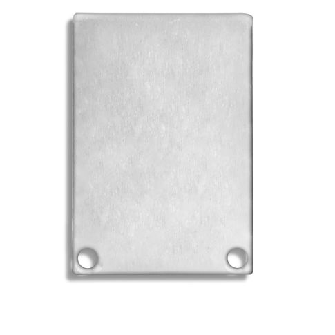 ISOLED 112860 Aluminium Endkappen-Set EC48 roh 2 Stück für Profil SURF DIVE20 mit COVER11