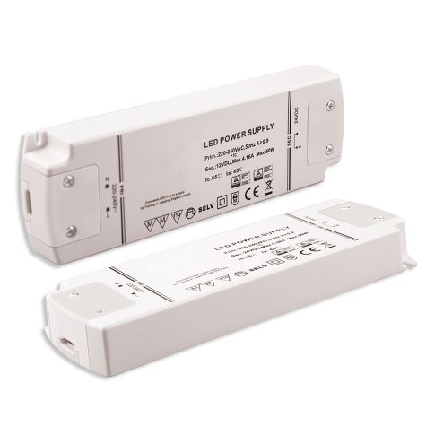 ISOLED 113928 dimmbarer LED Stripe Trafo 12V DC 0-50W Spannungssenke SELV Konstantspannung
