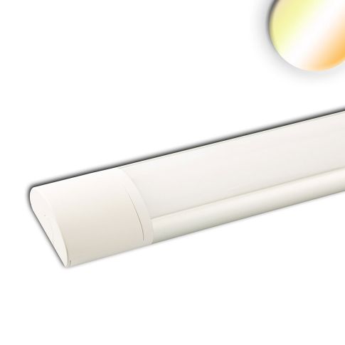 ISOLED 114065 Bemaßungsplan Deckenbefestigung und Schalter Lichtfarbe Aufbauleuchte 120cm Skizze