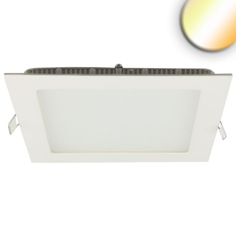 ISOLED 115601 flaches quadratisches Einbaupanel 24W weiß 300x300mm CCT dimmbar Produktbild