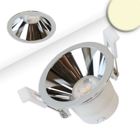 ISOLED 116707 BACK60 LED Einbaustrahler Aluminium glänzend 5W 3000K extrem entblendet UGR unter 12