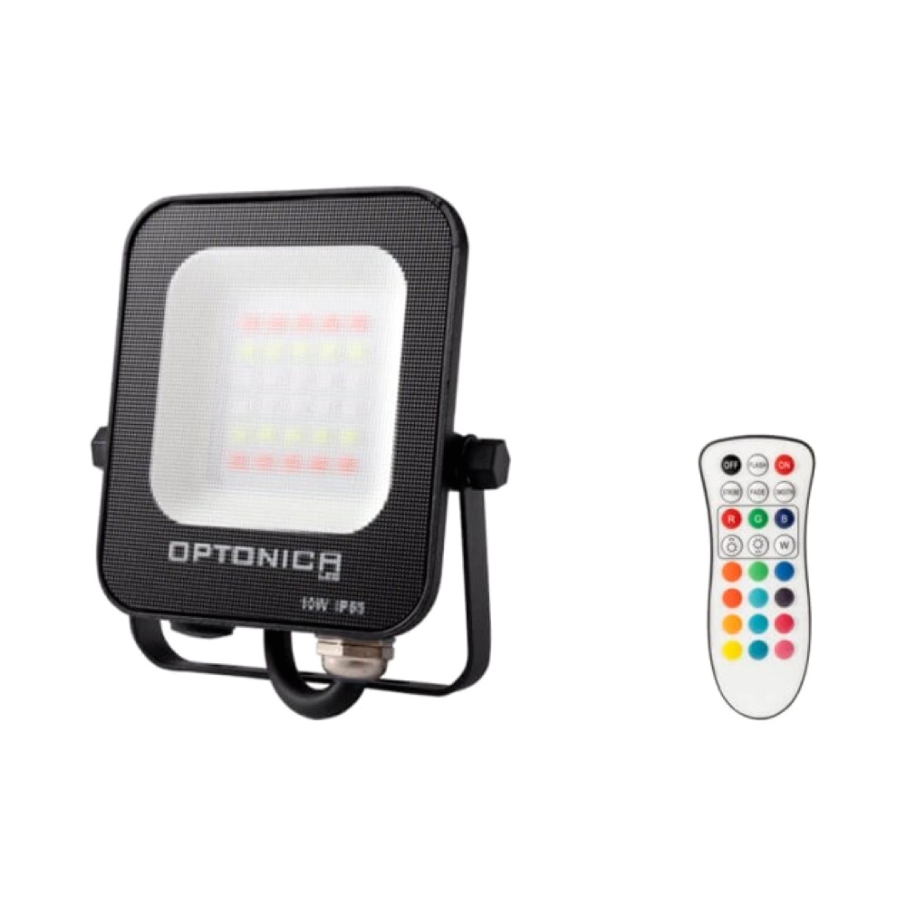 10W LED Fluter RGB Dimmbar inkl. Fernbedienung IP65
