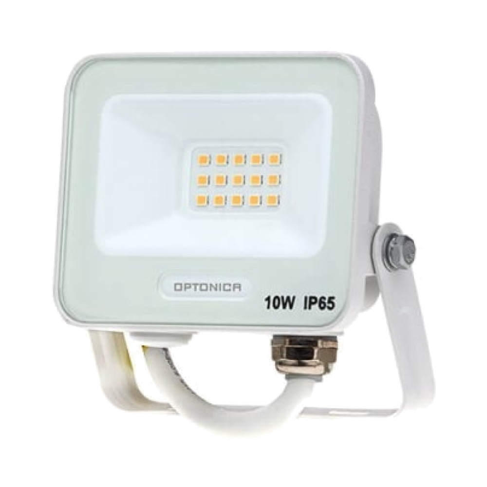 10W LED Fluter Strahler Warmweiß 3000K 900 Lumen Weiß