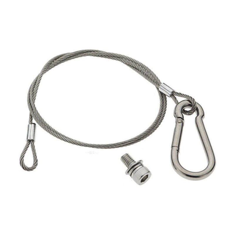Absturzsicherung (Sicherheitsseil 60cm) für LED Hallenleuchte 8190-8192
