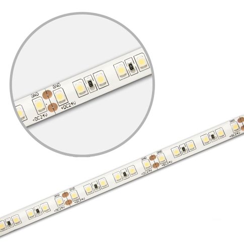 ISOLED 111910 LED SIL830 Streifen, 24V DC, 9,6W, IP66, 3000K, 5m Rolle, 120 LED/m