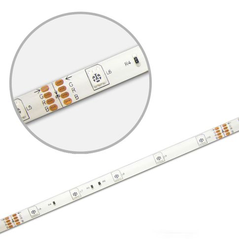 ISOLED 111913 5m LED RGB Streifen Strip, 24V, 7W/m, IP66