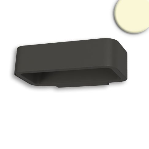 ISOLED 112194 LED Wandleuchte Up&Down 7W CREE, IP54, anthrazit, warmweiß