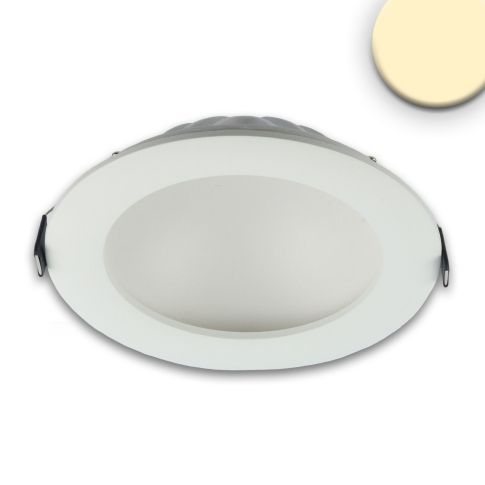ISOLED 112600 LED Downlight LUNA 12W, indirektes Licht, weiß, warmweiß, dimmbar