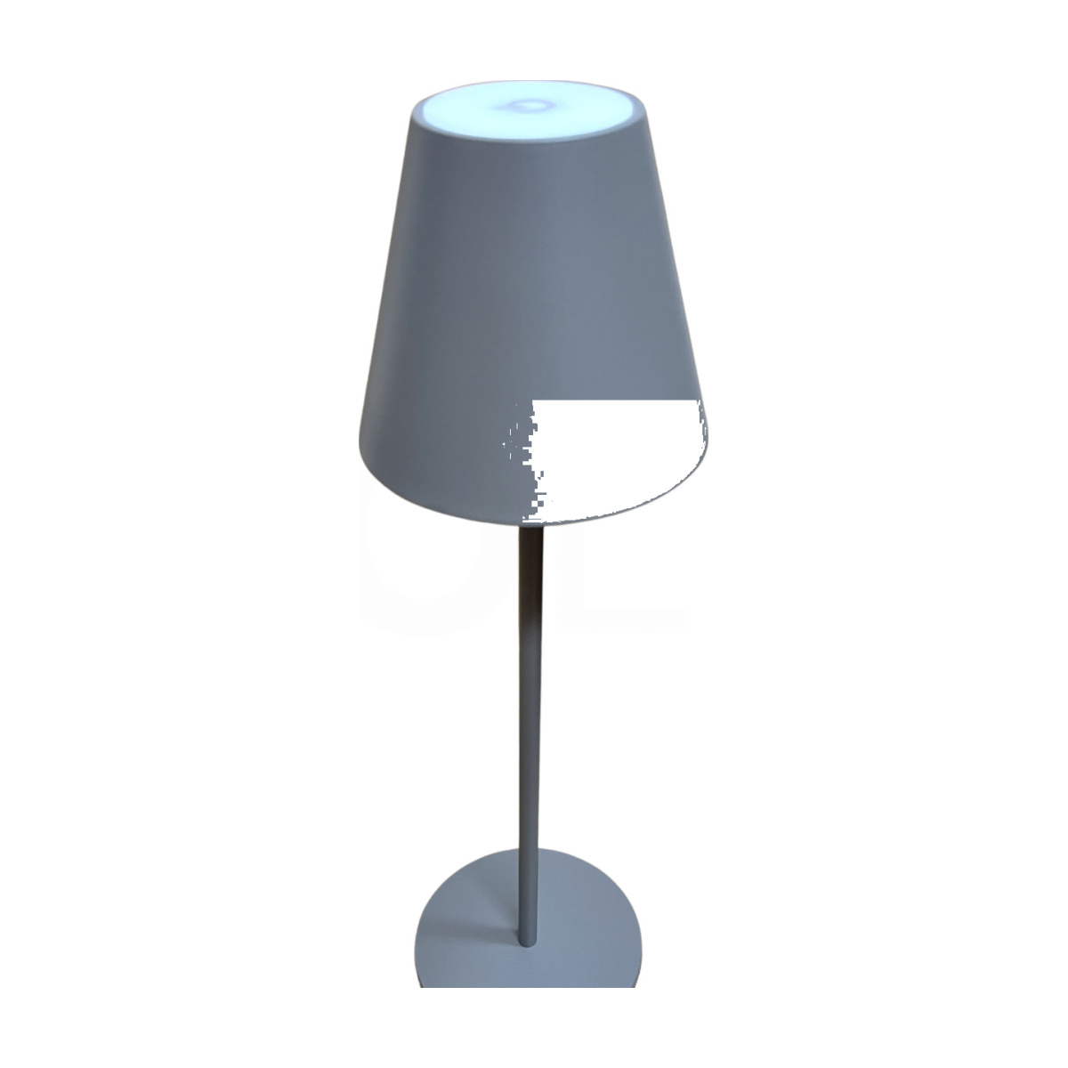 LED Akku-Tischlampe mit USB-C Kabel Warmweiß 3000K dimmbar Anthrazit IP54