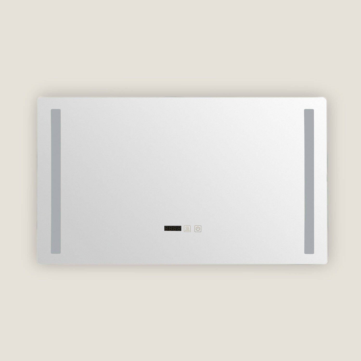 LED Badspiegel 60x80 cm „Big Similan“ mit Beleuchtung, Antibeschlag & Touch – CCT IP44 – Detailansicht