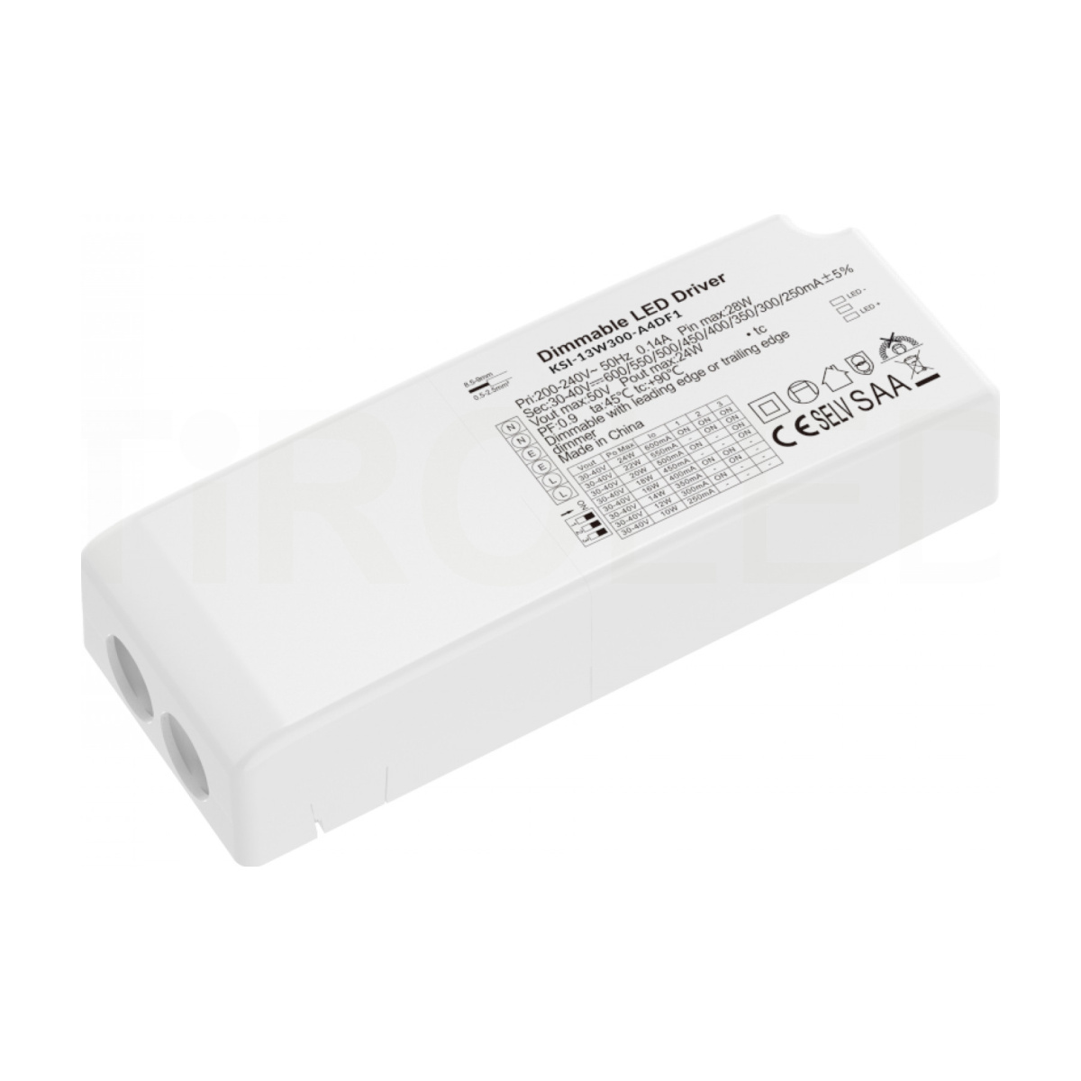 LED-Treiber TRIAC Phasendimmung für 7W und 12W Rondo 4 Rundpanele & 12W Downlights