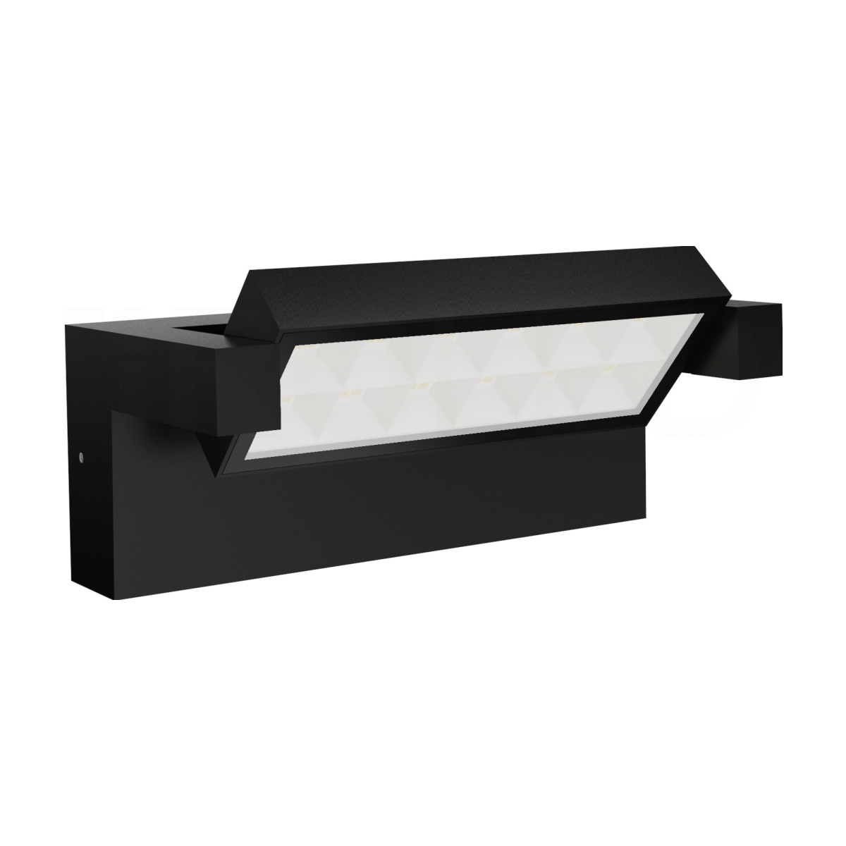 LED Wandleuchte Warmweiß 3000K 18W 1900lm schwenkbare Leuchtfläche IP65 Livello